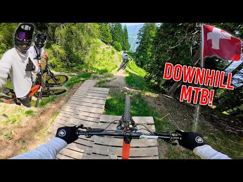Downhill MTB with Philipp Gatterer in Switzerland 2! Alpenbikepark Chur