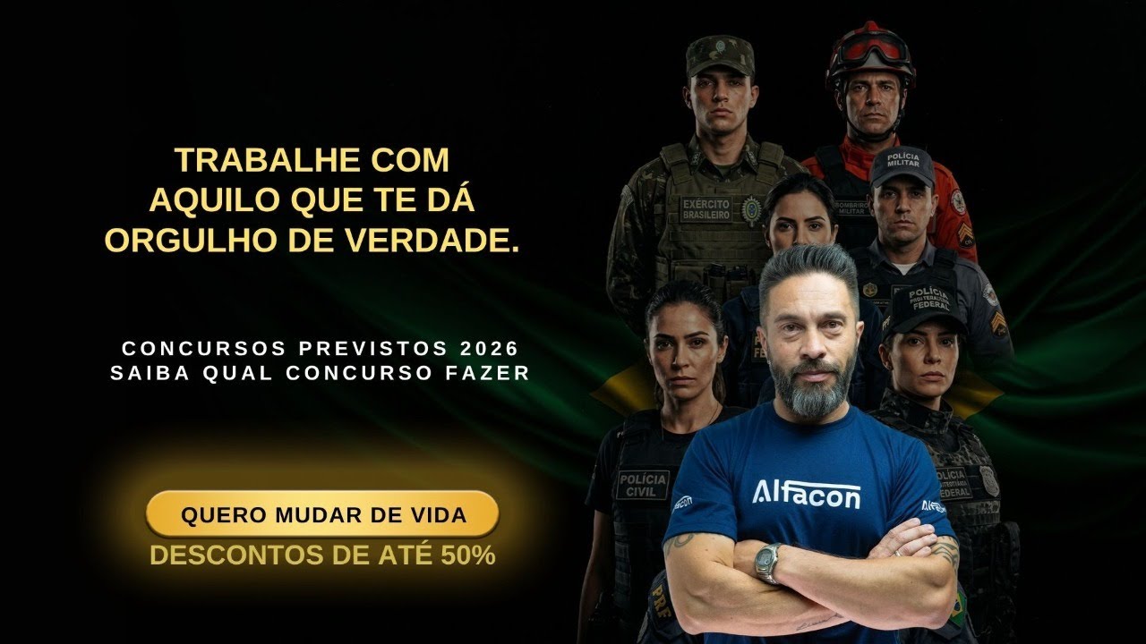 Concursos Previstos 2026: Qual concurso policial fazer? Saiba com Professor Thiago Pereira