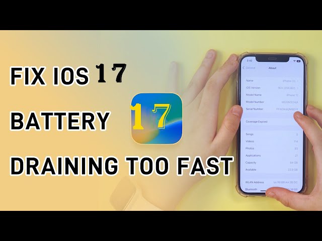  fix iOS 17 battery draining too fast