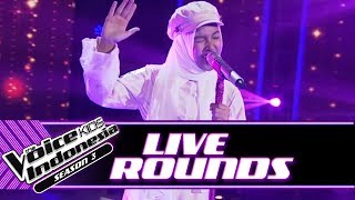 Shakila &quot;Saving All My Love For You&quot; | Live Rounds | The Voice Kids Indonesia Season 3 GTV