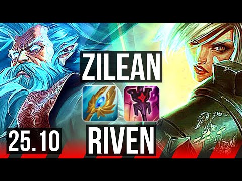ZILEAN vs RIVEN (TOP) | NA Master | 25.10