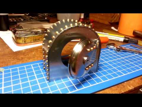 Smokebox door hinged and swinging