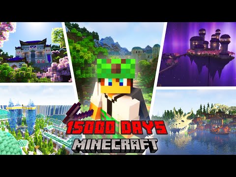 INSANE Minecraft World Tour: 15000 Days in Hoef!