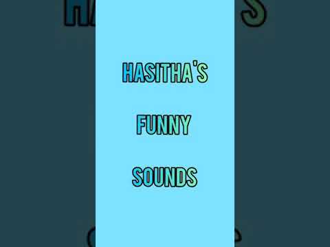 Baby funny sounds | Toddler funny sounds | funny video | Hasitha's funny sounds | Hasitha