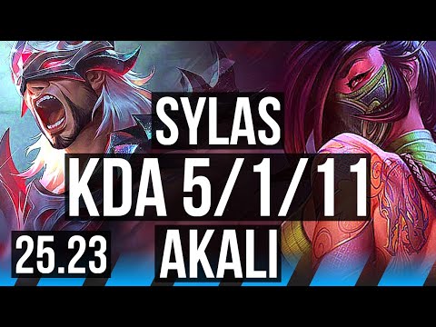 SYLAS vs AKALI (MID) | 5/1/11 | NA Master | 25.23
