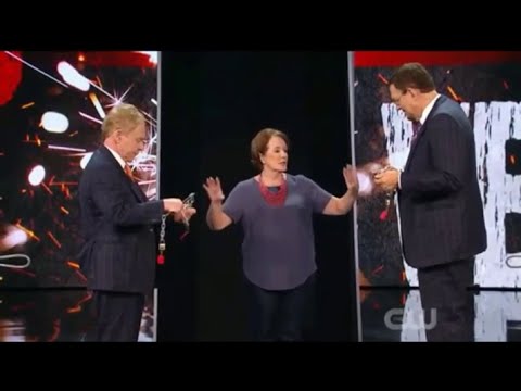 Helen Coghlan's second appearance on Penn & Teller: Fool Us. (Season 6, 2019.)