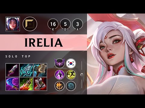 Irelia Top vs Fiora - KR Master Patch 25.21