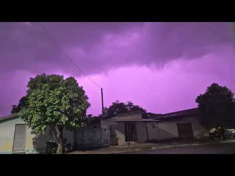 Temporal  em Mozarlândia, Goiás, 08/11/2025 . Passagem de frente fria e ciclone extratropical PT 01