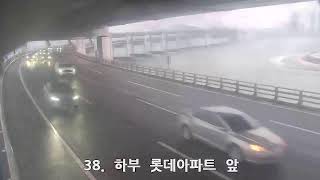 부산 광안대교 하부 실시간 교통정보 釜山 廣安大橋 Gwangandaegyo LIVE CAM ライブカメラ Busan Diamond Bridge live webcam