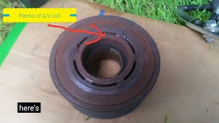 Ford Escape A/C clutch coil diagnosis & replacement no recharge required