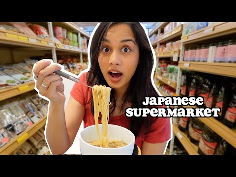 food shopping at a japanese supermarket :)