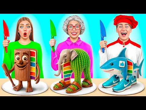 Me vs Grandma Cooking Challenge | Amazing Cooking Hacks by Multi DO Challenge