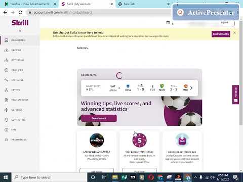 How to register a Skrill Account and operate it #SOUTH_AFRICA