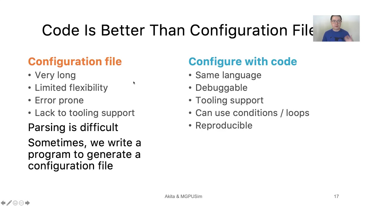 20 Use Configuration File Or Use Code