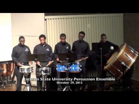 2013 Jackson State University Percussion Ensemble - Passing Zone