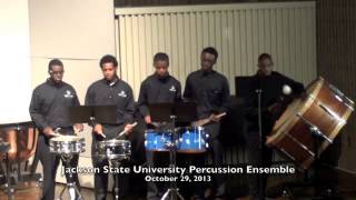 2013 Jackson State University Percussion Ensemble - Passing Zone