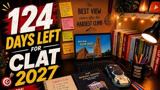124 Days to CLAT 2027☘️ | Day 3 | Daily Study Vlog