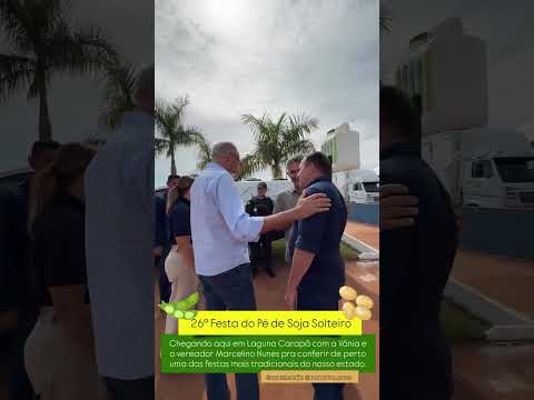 Helio Peluffo celebra aniversário e os 34 anos de Laguna Carapã na Festa do Pé de Soja Solteiro