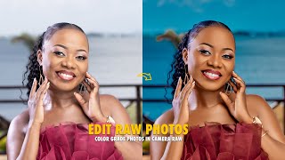 Edit Raw Photos & Make Them Pop In Photoshop | Camera Raw Color Grading Tutorial