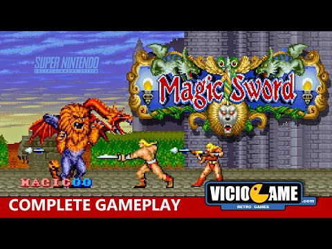 🎮 Magic Sword (Super Nintendo) Complete Gameplay