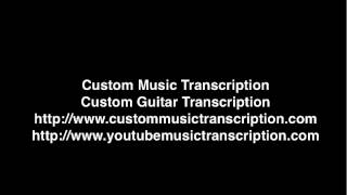 I'm Tore Down | The Jeff Healey Band | Custom Music Transcription | Custom Guitar Transcription