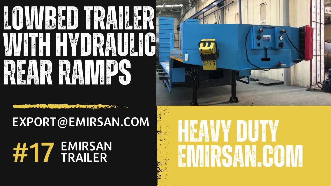 3 Axle Lowbed Trailer Overview