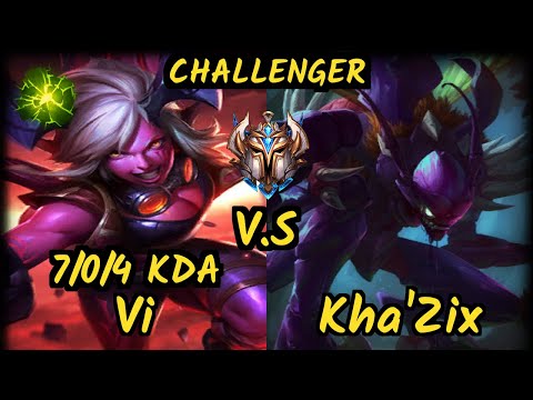 PNGS Cboi (VI) vs KHA'ZIX - 7/0/4 KDA JUNGLE CHALLENGER GAMEPLAY - EUW