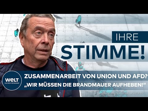 DEUTSCHLAND: Brisante Brandmauer-Diskussion! Sollten CDU, CSU und AfD gemeinsame Sache machen?