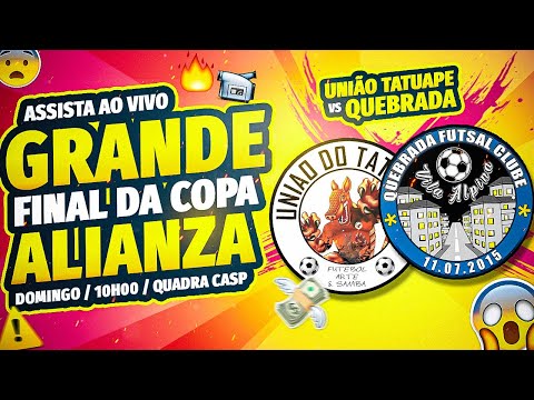 União Tatuapé v Quebrada | Grande Final da 1° Copa Alianza 2022 (Serie Prata 🥈) | AO VIVO