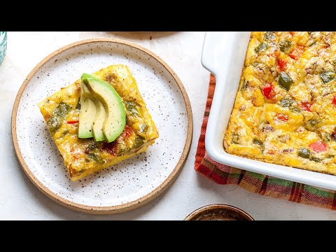 Healthy Egg Casserole (Egg Bake)