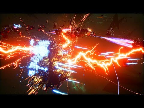 Imperial Navy vs Orks! - Massive Battle, Skirmish Gameplay, Battlefleet Gothic Armada 2