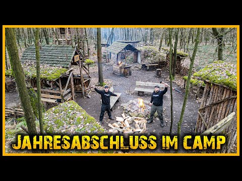 Video Thumbnail: Wir lieben unser Camp! - Jahresabschluss und Feelgood Content für euch ❤️ - Bushcraft Camp Camping
