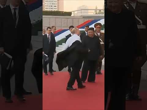 #putin #lider #presidente #rusia Kim Jong-un and Putin meet.