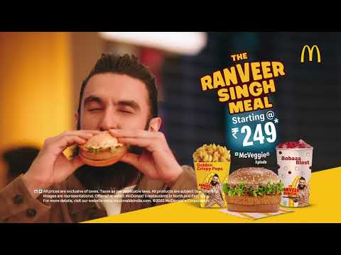 The Ranveer Singh Meal | McDonald's India N&E | 30s