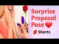 Unique Surprise Proposal Pose Proposing Pose PROPOSAL POSE Shorts