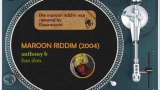 Maroon Riddim Mix (2004): Fantan Mojah,Sizzla,Anthony B,Jah Cure,Perfect,Norris Man