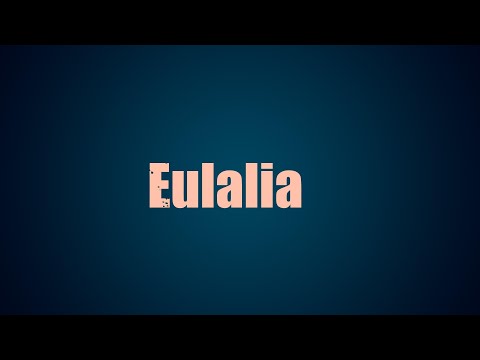 How to pronounce Eulalia | Kriyan's English Academy