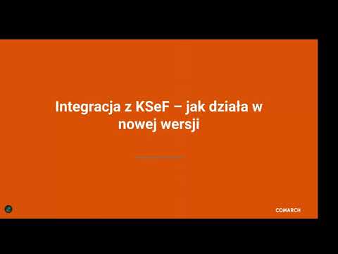 Webinar Zmiany i nowości wersji 2025 Comarch EPP XL