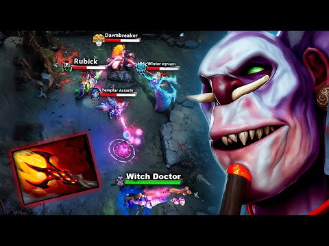 Machine Gun Death Ward Witch Doctor 🔥🔥🔥33Kills | Dota 2