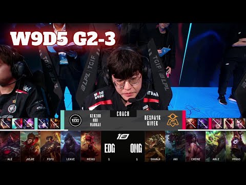 EDG vs OMG - Game 3 | Week 9 Day 5 LPL Spring 2023 | Edward Gaming vs Oh My God G3