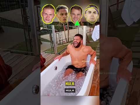 Ronaldo VS Haaland VS Hulk VS De Bruyne vs Banheira de Gelo 🤯🔥