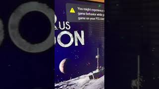 New WARNING Sony puts when you start a PS4 game on a PS5