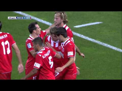 Gol de Jairo Samperio (Sevilla FC) - Real Sociedad vs Sevilla FC.