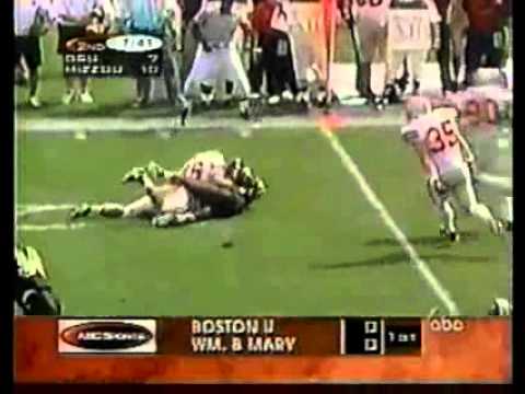 Andy Katzenmoyer hit on QB Corby Jones - Missouri 1997