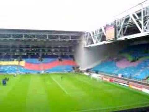 The GelderDome empty with roof open