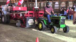 preview picture of video 'Chesterville Lawn Tractor Pull Part 1'