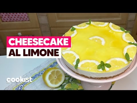 CHEESECAKE AL LIMONE: senza cottura, fresca e cremosa 🍋