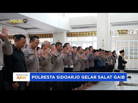 POLRESTA SIDOARJO GELAR SALAT GAIB UNTUK KORBAN TERDAMPAK BENCANA SUMATERA