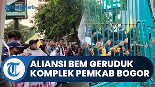 Bogor Hari Ini: Aliansi BEM Geruduk Komplek Pemkab Bogor, Ingin Bertemu Anggota Dewan