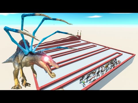 Escape From Alien Spinosaurus - Last Survivor | Animal Revolt Battle Simulator
